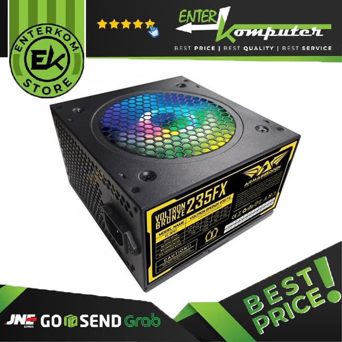 PSU Powerlogic Armaggeddon Voltron Bronze 235 watt FX