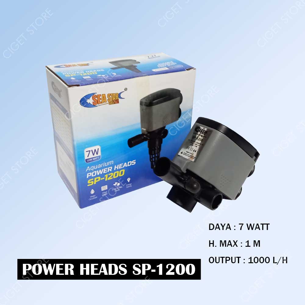 POWER HEADS POMPA AQUARIUM SEA STAR SP-1200