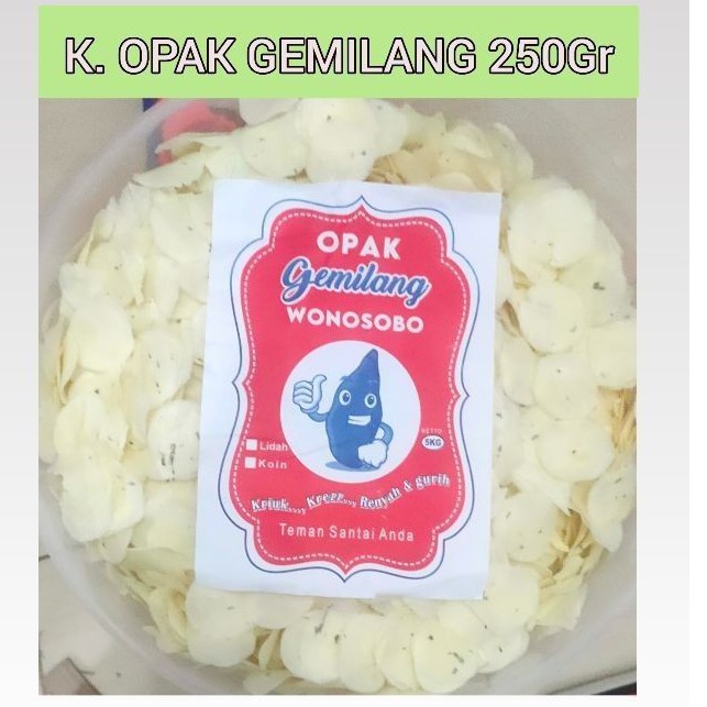 

Kerupuk Opak Gemilang Mentah 250 Gram