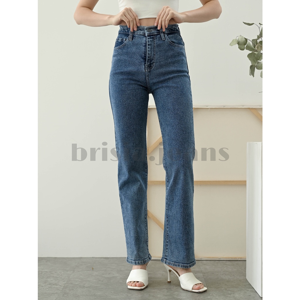 [SIZE 27-30] WENDY Strech Boyfriend Cullote Jeans (Highwaist Strech) - 2 WARNA