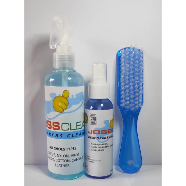 JOSS CLEAN PEMBERSIH SEPATU & PENGHILANG BAU FREE SIKAT
