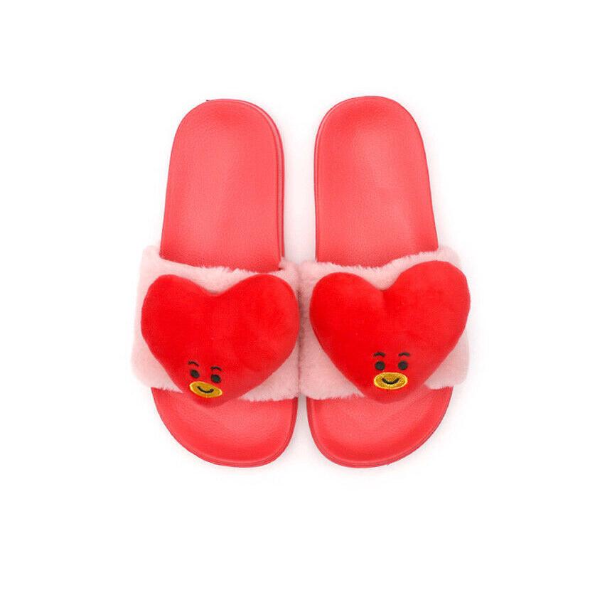  Sandal  Selop  KPOP BT21 Motif Kartun Kpop BTS  untuk Musim 