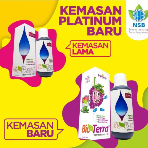 Bioterra Biotera Bio Terra Bio tera Platinum (Herbal Probiotik)
