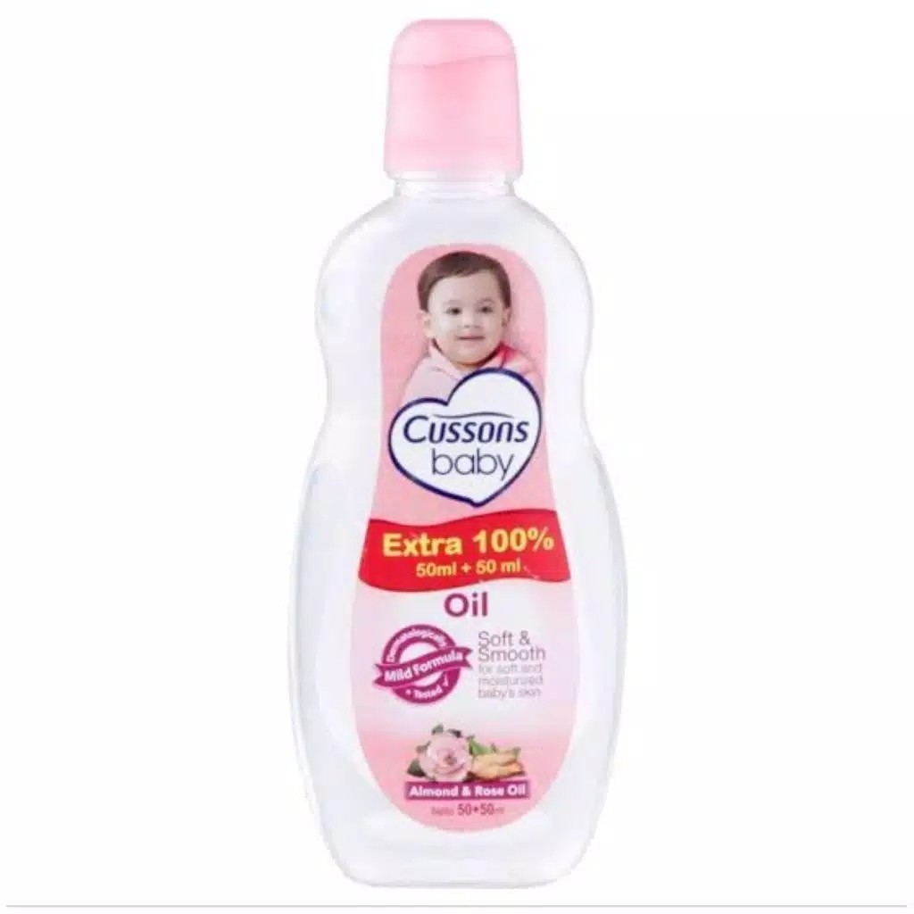 CUSSONS Baby Oil / Cussons Minyak Bayi 50+50ml