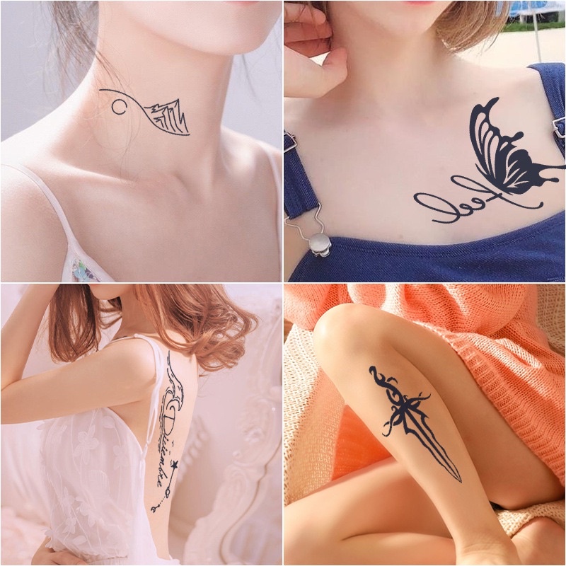 TATO ！Berubah warna！TEMPORER TEMPORARY TATTOO Sticker Waterproof Fake tattoo Tatto Temp premium quality 100x150mm