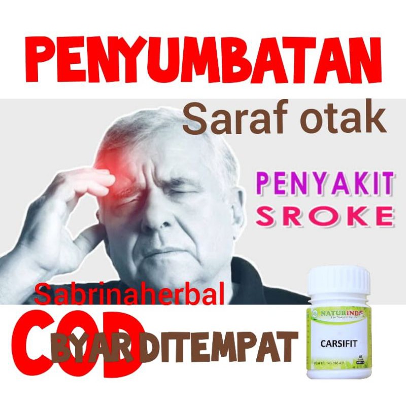 COD OBAT STROKE RINGAN PENYAKIT STROKE, CARSIFIT NATURINDO SPECIAL STROKE