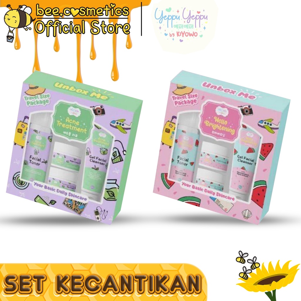 YEPPU YEPPU SKINCARE TRAVEL SIZE / SKINCARE REMAJA BY KIYOWO BPOM
