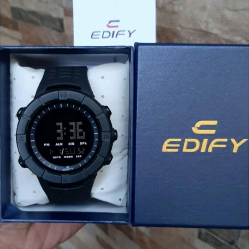 Jam Tangan Edify Terlaris Digital Fashion Outdoor Kasual Bisa COD