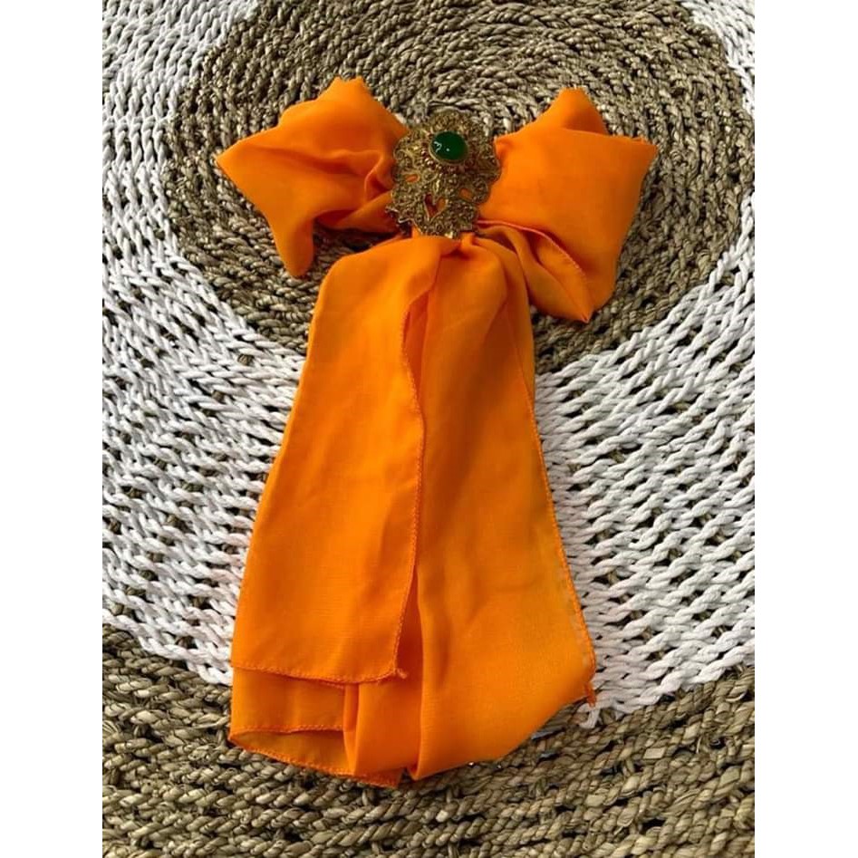 SELENDANG CHIFFON || SELENDANG SIFON BALI WARNA WARNI-Kunyit