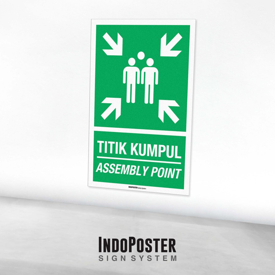 

Stiker Label K3 Safety Sign Titik Kumpul Assembly Point Muster Point