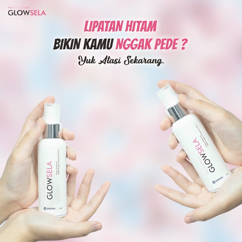 GLOWSELA SPRAY PEMUTIH SELANGKANGAN & KETIAK ORIGINAL