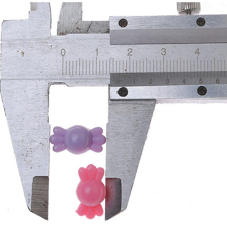20 Pcs Manik-Manik Akrilik Bentuk Permen Warna-Warni Ukuran 10x16mm Untuk Membuat Perhiasan Handmade DIY