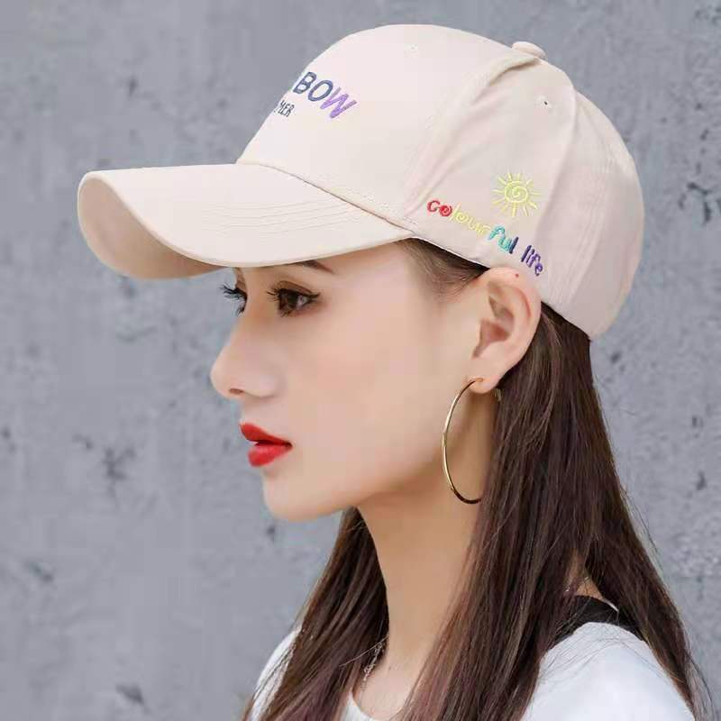 Topi Baseball Adjustable Motif Alfabet Gaya Hip Hop Kasual Untuk Unisex