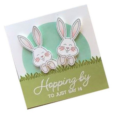 Clear Stamp (Stempel Transparan/Bening) - Rabbit Thema for Birthday