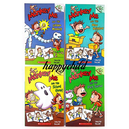 Monkey Me Series by Timothy Roland  4 books buku anak buku impor happychild