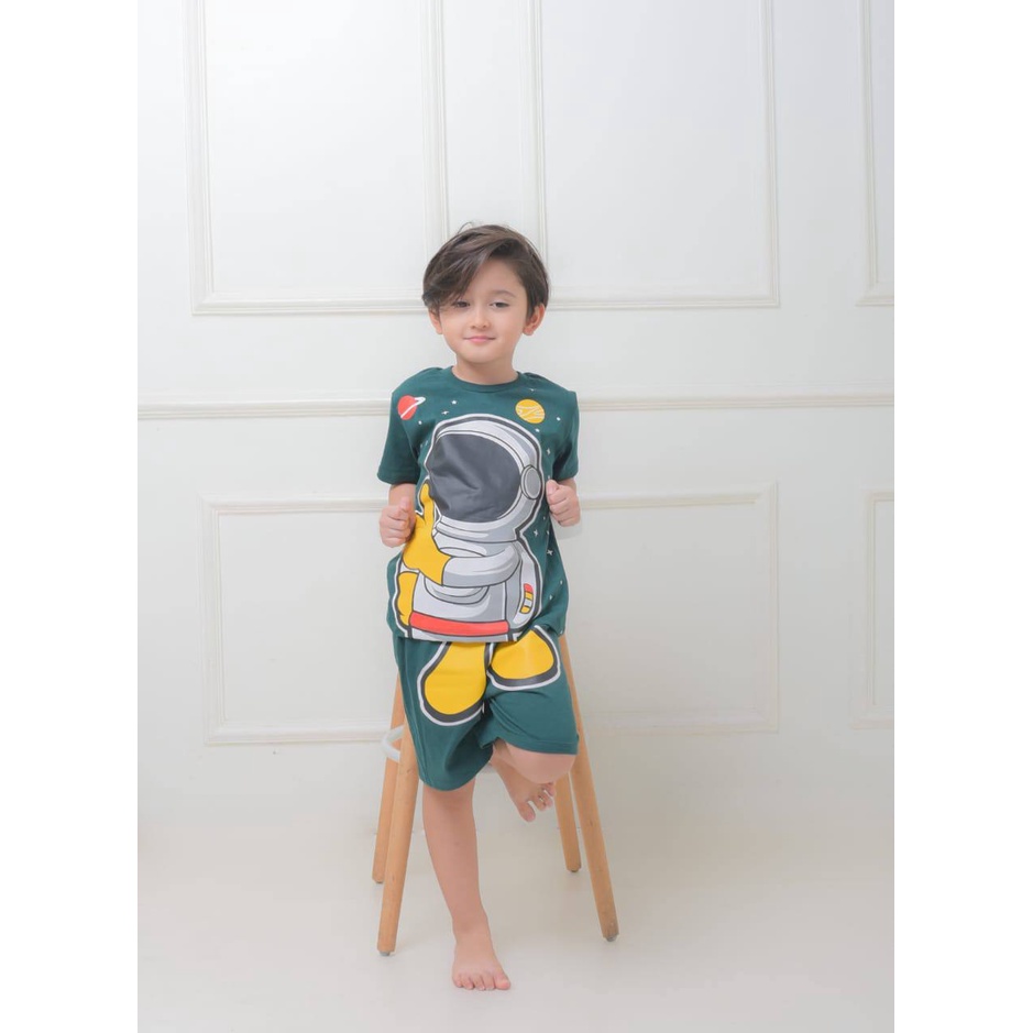 Setelan anak Mix Superhero Astronot by Silver kids