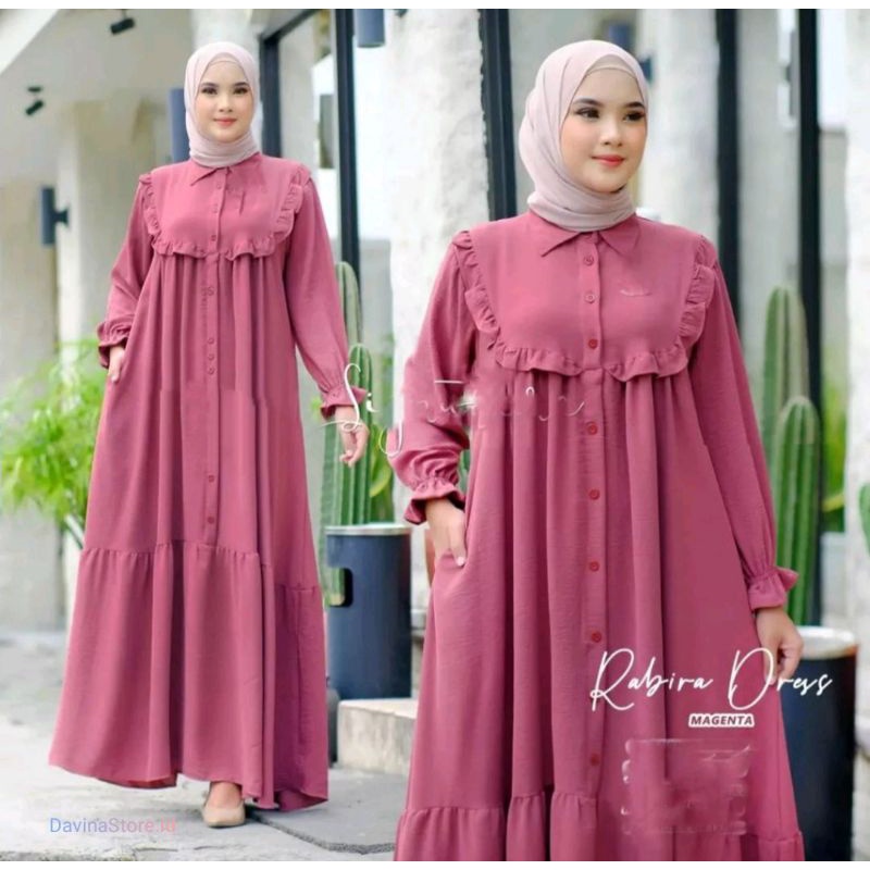 RABIRA DRESS GAMIS CRINKLE