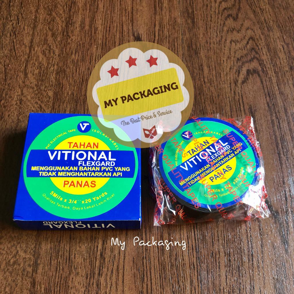 Solasi / Isolasi Kabel Listrik Hitam VITIONAL FLEXGARD