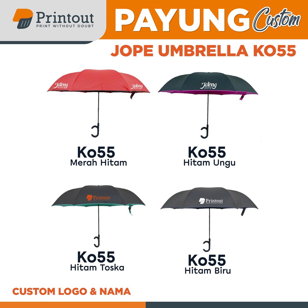 PAYUNG LIPAT | LIPAT 3 | PAYUNG JOPE UMBRELLA KO55