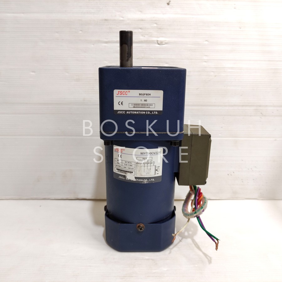 Ac Motor Gearbox JSCC 90W 1:60 220V 25 RPM
