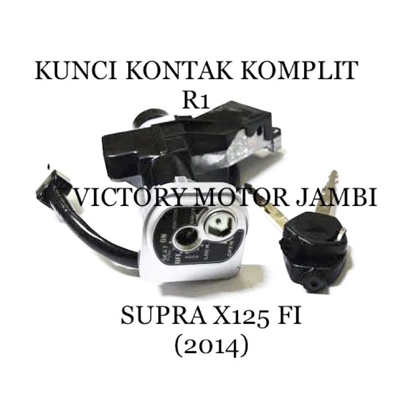 KUNCI KONTAK KOMPLIT KEY SET ASSY SUPRA X125 FI 2014 R1