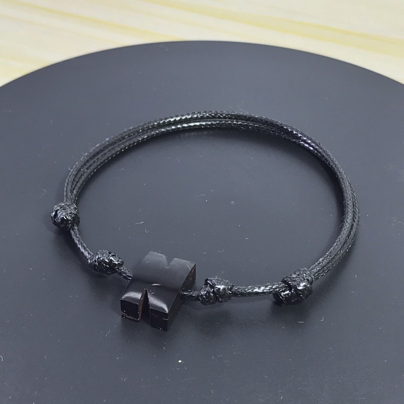 Gelang tali inisial font standar sliding kaukah kokka kauka kokkah kaokah kaoka koka