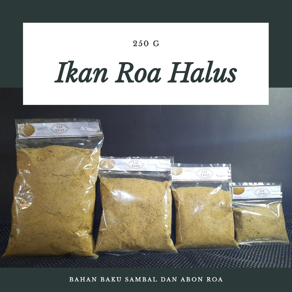 

Ikan Roa Asap Halus || Khas Manado || IKAN ROA MURAH || Ukuran 250 gram