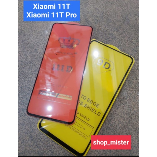 Tempered Glass Anti Gores Kaca Full Layar Xiaomi 11T  Xiaomi 11T Pro