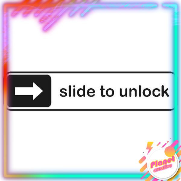 Sticker Handle Mobil Silde To Unlock Warna Hitam