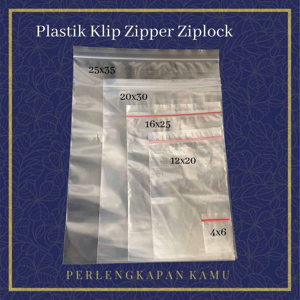 Jual Plastik Klip Zipper Ziplock Bungkus Kemasan Sambal Saos Obat 25x35 100lbr Shopee Indonesia 3340