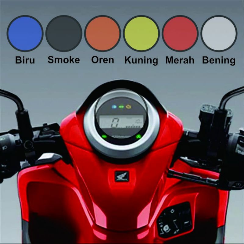 sticker cutting stiker variasi anti gores spidometer mika motor genio