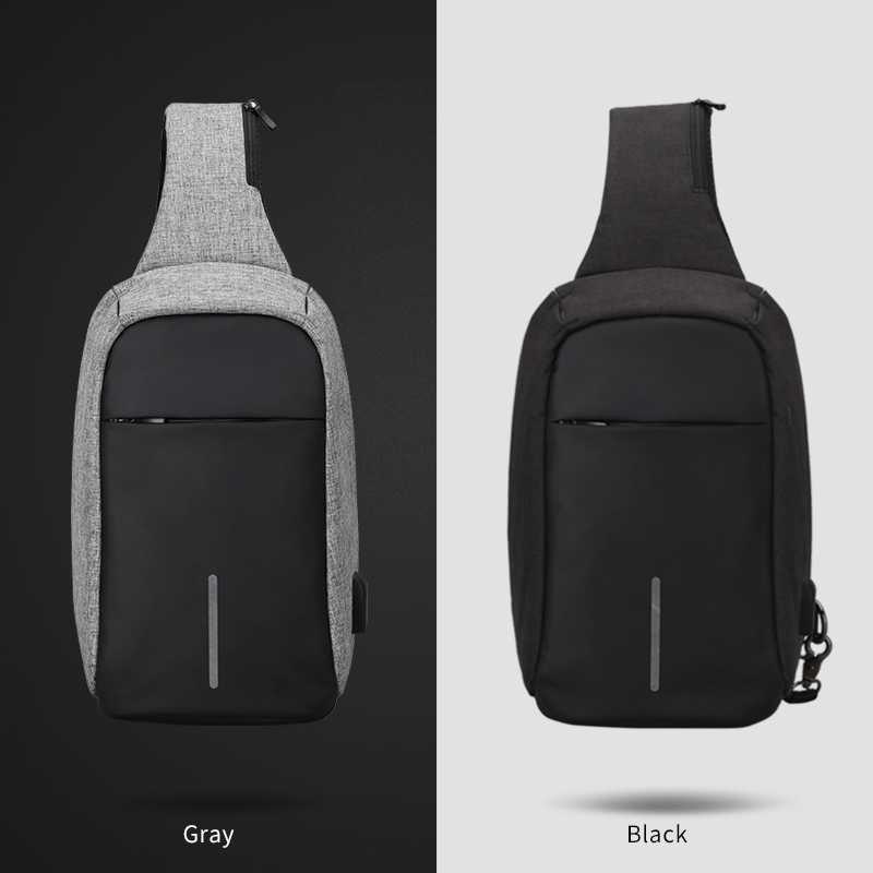 Mark Ryden Tas Selempang Anti Maling dengan USB Charger Port - MR5898