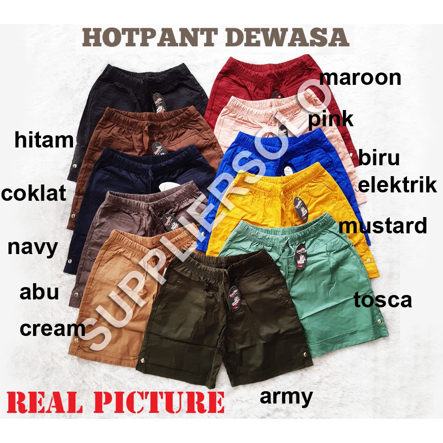 Cozy Hotpants // WOmen Short Pants // Celana Pendek Wanita