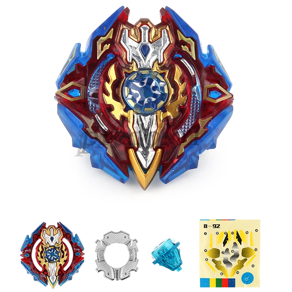 Mainan Gasing Model Sieg Xcalibur 1 1r B-92 Anime Beyblade Burst untuk Anak