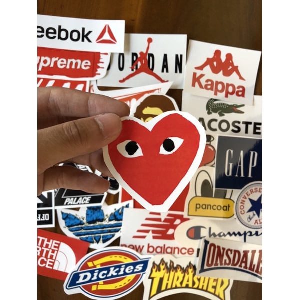 stiker sticker pack branded hype beast skin laptop hp case helm tumblr dll