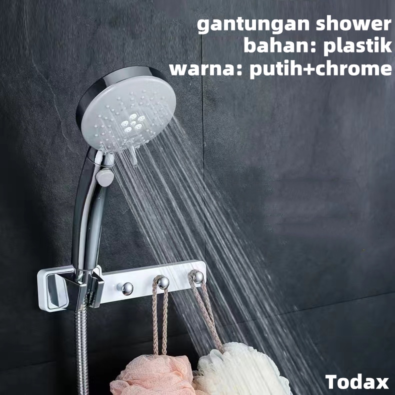 Bracket Hand Shower Mandi-Dudukan Handshower Jetshower Gantungan Shower Shower Stand Holder Bracket Kuat Dudukan Shower Gantungan Shower Mandi Tatakan Shower Gantungan Shower Model Baru Cantolan Dudukan Holder Bracket Hanger Hook Shower Kloset