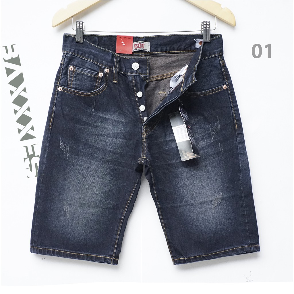 LEVI'S 501 - Jeans Pendek Prussian Blue | Made in Japan 01