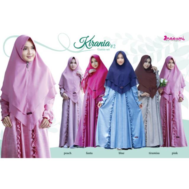Kirania Gamis Set Seri 2 Ori Nazumi