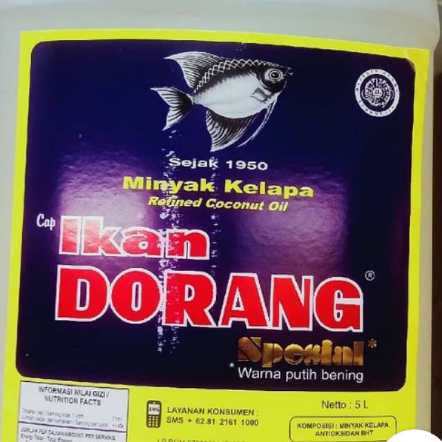 

Ikan Dorang Minyak Kelapa 5L