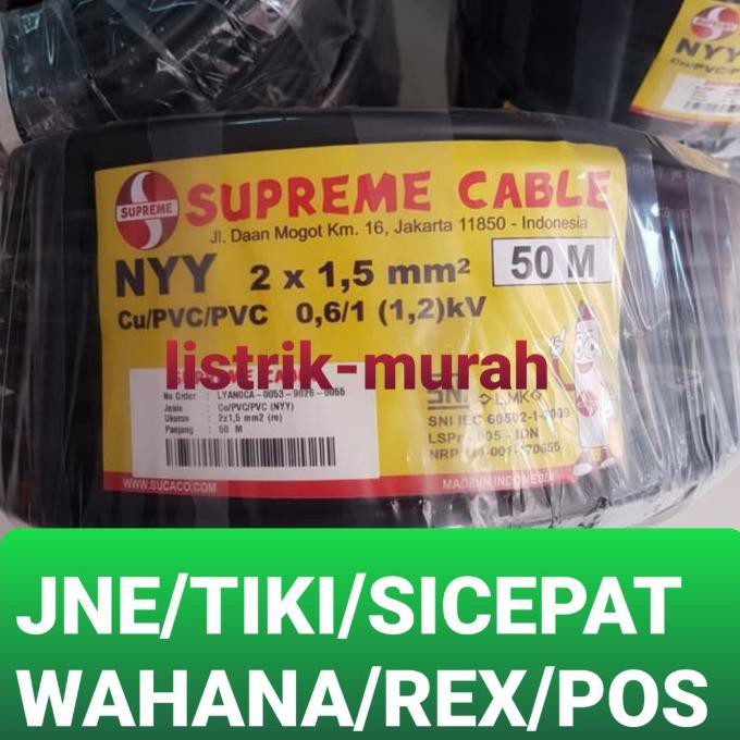 Jual Supreme Nyy X Kabel Listrik Meter Kawat Tunggal Sucaco