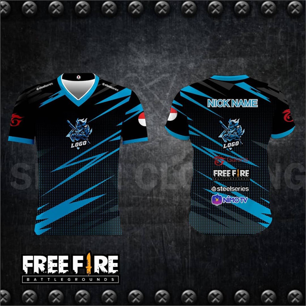 JERSEY BAJU  GAMING ESPORT  FreeFire ff PUBG Mobile  Legend  