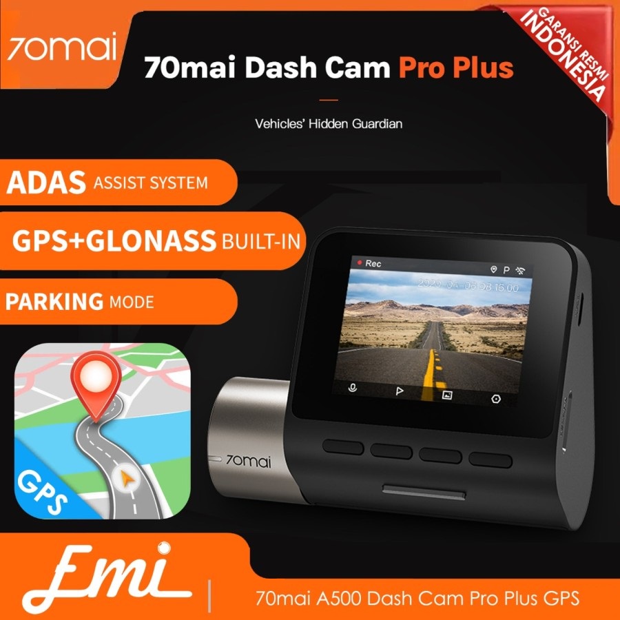 70mai Dash Cam Pro Plus A500S 1080P GPS ADAS