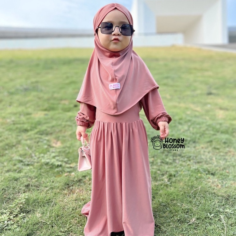 HoneyBlossom - gamis anak / gamis anak perempuan / gamis anak 2 tahun lylia series