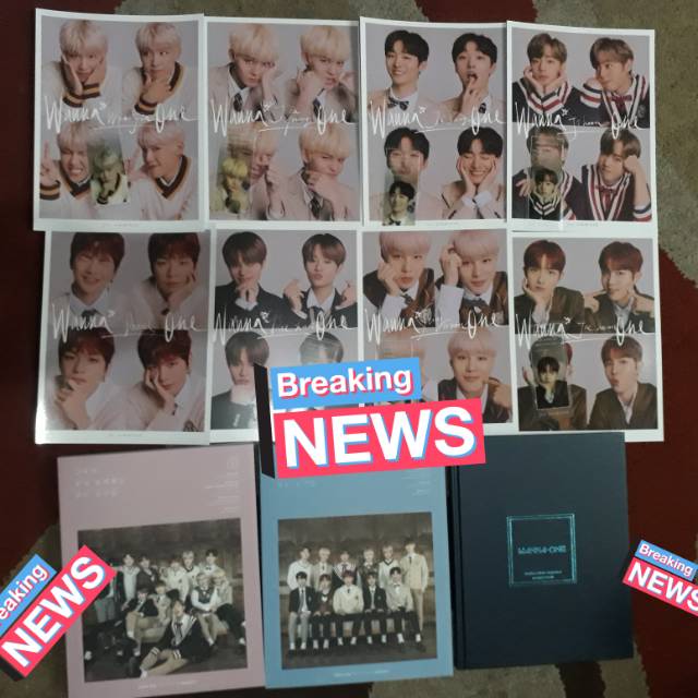 Sharing Wanna One Photo Essay member set