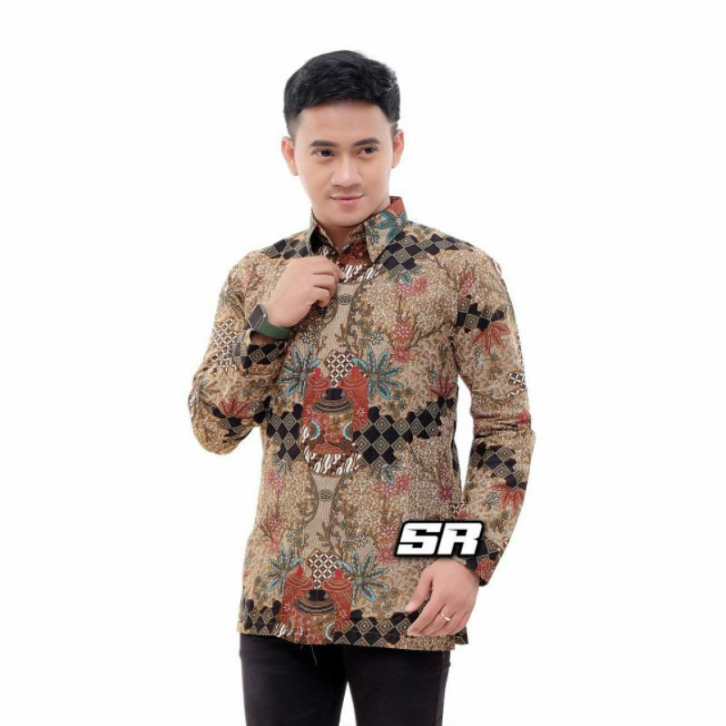 COUPLE BATIK TUNIK KEMEJA EMHABATIK BATIK TERLARIS-Kemeja toples