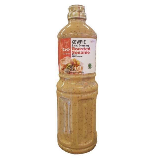 Khas KEWPIE Salad Dressing Roasted Sesame 1 Liter Saus Siram Wijen Sangrai