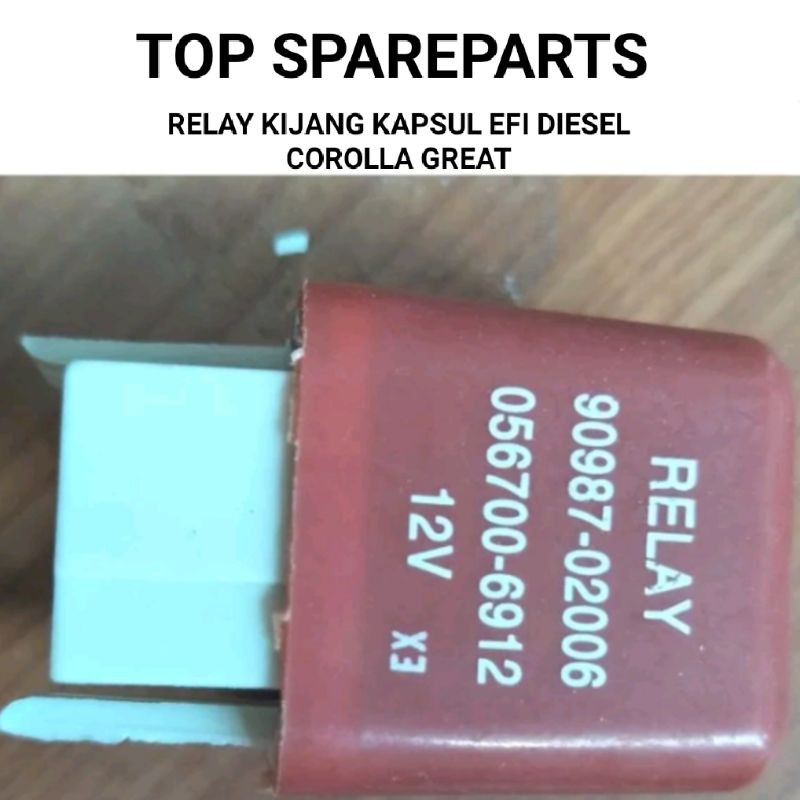 RELAY LAMPU TOYOTA KIJANG KAPSUL EFI DIESEL COROLLA GREAT