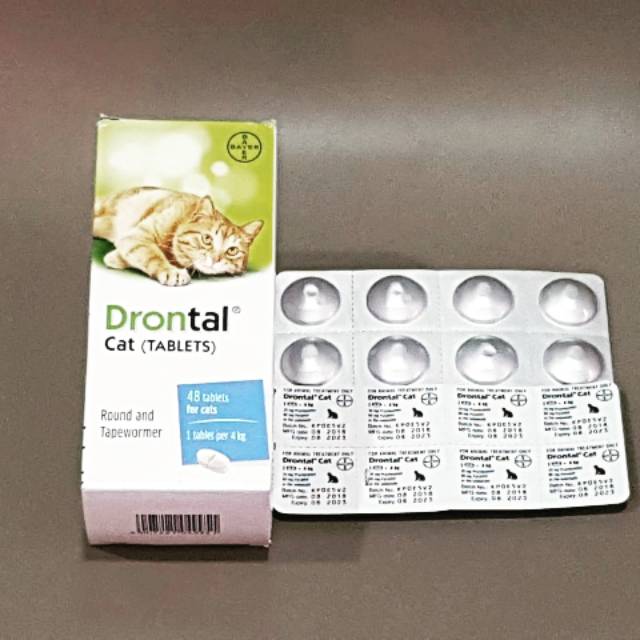 Drontal Cat (ASLI) drontal kucing/ obat cacing kucing