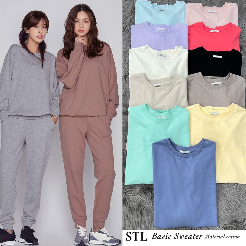 ST** Terry basic sweater