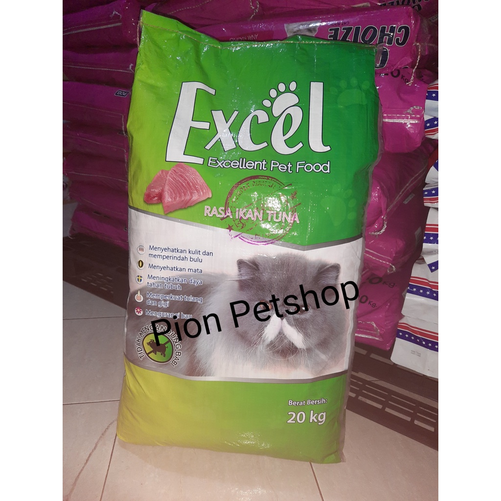 Excel Cat Food Dry Rasa Ikan Tuna 20kg